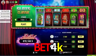 Descubra o Mundo do Cassino Online com bet4k